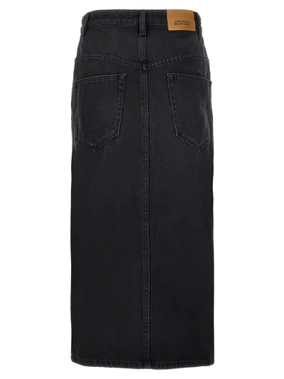 Isabel Marant Étoile Marant Etoile Vandy Denim Cotton Skirt