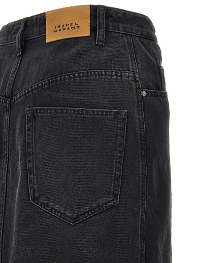 Isabel Marant Étoile Marant Etoile Vandy Denim Cotton Skirt