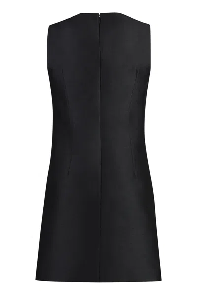 Versace Sleeveless Structured Twill Dress