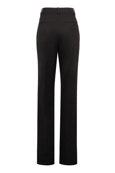 Nili Lotan Corette Wool Trousers In Black