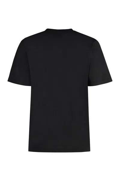 Burberry Cotton T-shirt In Black