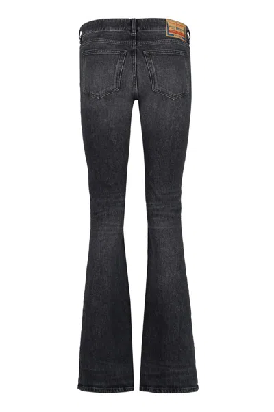 Diesel 1969 D-ebbey Bootcut Jeans In Black