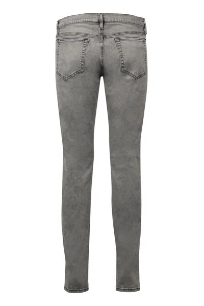 Frame Slim Fit Jeans Faded Wash In Gold