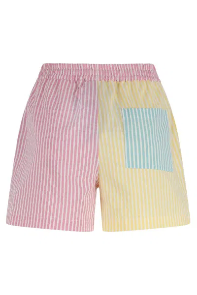 Susanna Blu Cotton Shorts