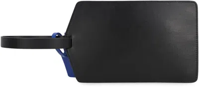 Off-white Leather Clutch