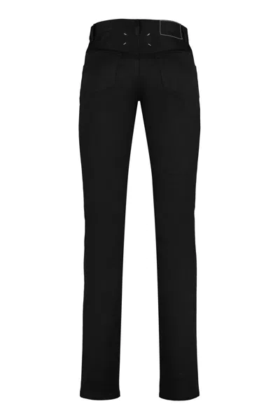Maison Margiela Memory 5-pocket Straight-leg Jeans In Black