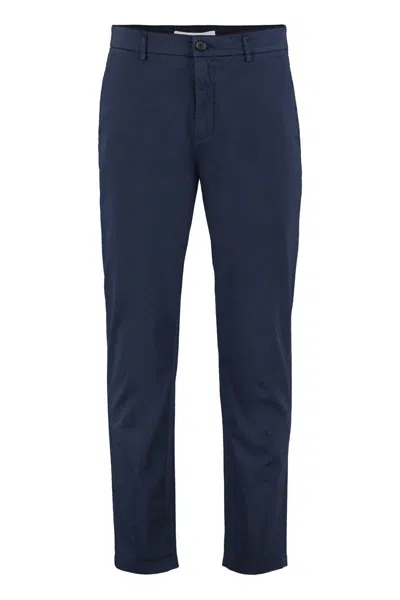 Department Five Department 5 Setter Wool Blend Trousers In Blue