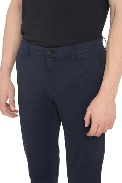 Department Five Department 5 Setter Wool Blend Trousers In Blue