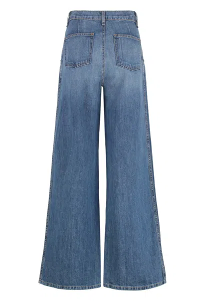 Askk Ny Wide-leg Jeans In Blue