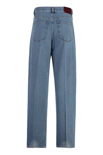 Gucci Logo Patch Straight-leg Jeans