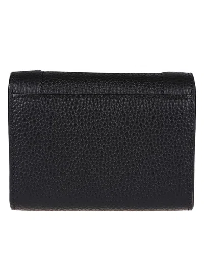 Lancel Ninon Mini Flap Wallet In Black
