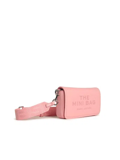Marc Jacobs Mini Leather Crossbody Bag In Pink