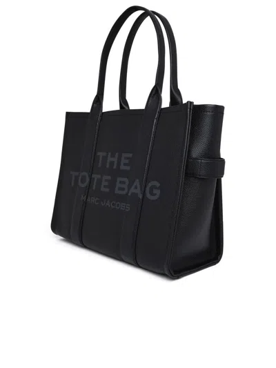Marc Jacobs Black Leather The Tote Bag