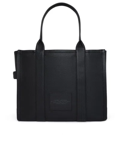 Marc Jacobs Black Leather The Tote Bag