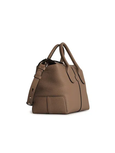Tod's 'di Bag' Small Beige Leather Bag