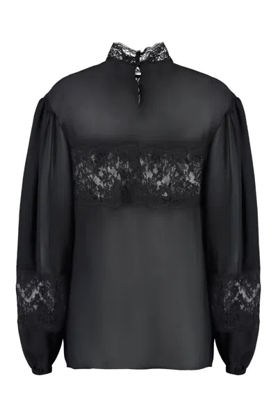 Dolce & Gabbana Lace And Georgette Blouse