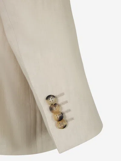 Canali Wool And Linen Blazer