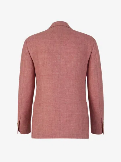 Lardini Linen And Wool Blazer