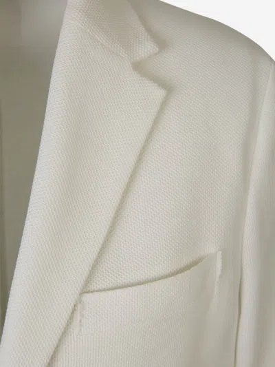 Harris Wharf London Single-breasted Cotton Blazer