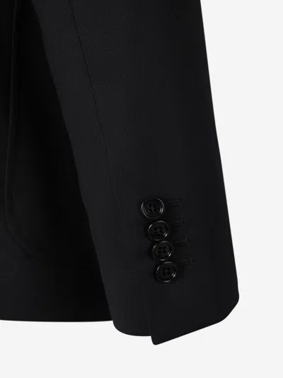 Lardini Wool Single-breasted Suit In Black