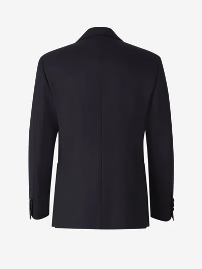 Lardini Plain Wool American In Brown