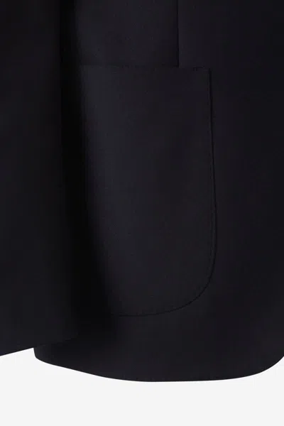Lardini Plain Wool American In Brown