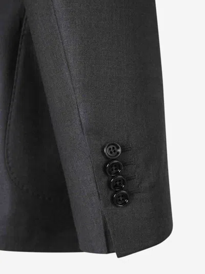 Lardini Plain Wool Suit
