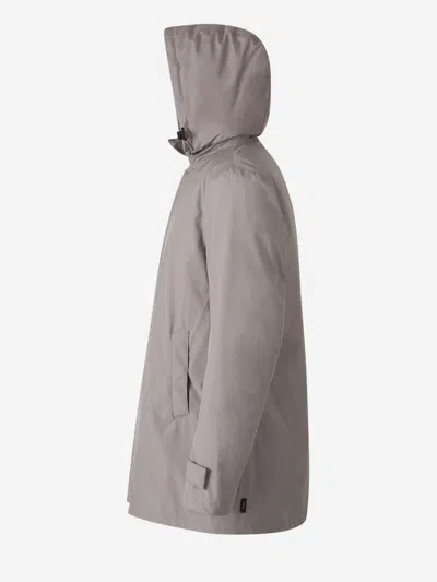 Herno Laminar 2-layer Goretex Coat In Gray