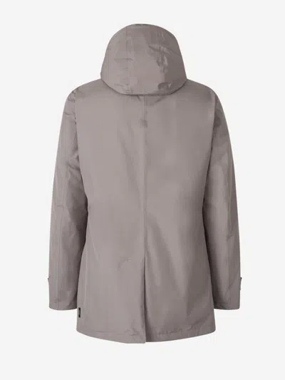 Herno Laminar 2-layer Goretex Coat In Gray