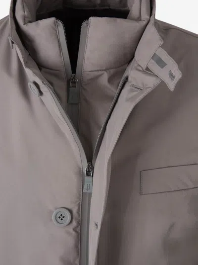 Herno High-neck Buttoned Padded Jacket