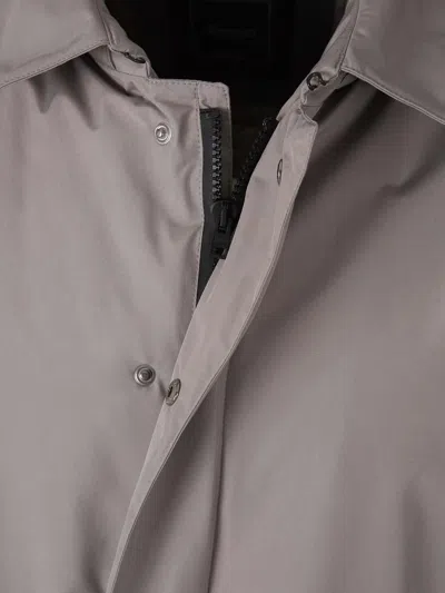 Herno Laminar 2-layer Goretex Coat In Gray