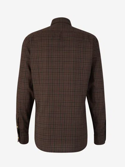 Vincenzo Di Ruggiero Check Motif Shirt