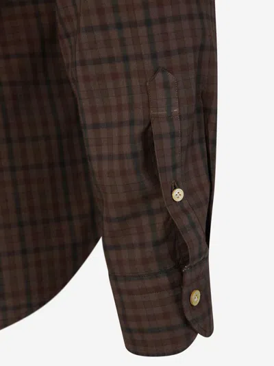 Vincenzo Di Ruggiero Check Motif Shirt