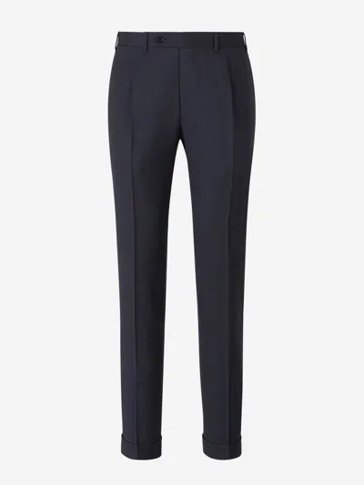 Canali Tailored Wool Trousers
