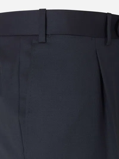 Canali Tailored Wool Trousers