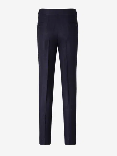 Scabal® Scabal Wool Dress Troursers In Black