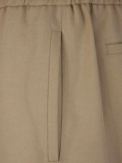 Alexander Mcqueen Cotton Joggers In Brown