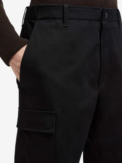 Moncler Straight Cargo Pants In Black