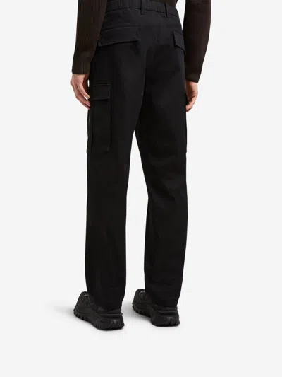 Moncler Straight Cargo Pants In Black
