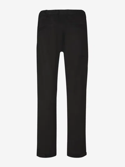 Moncler Logo Cargo Trousers In Black