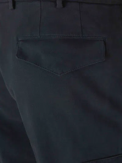Pt Torino Cotton Cargo Pants In Black