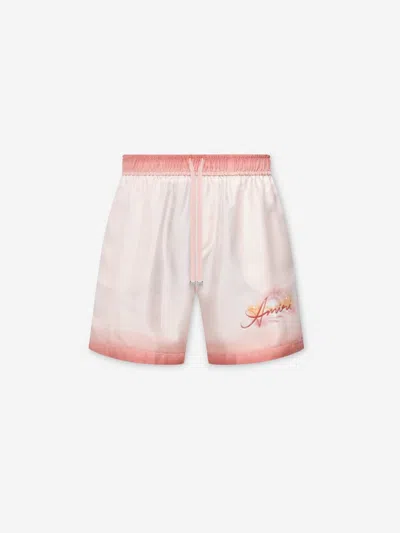 Amiri Pattern Shorts In White