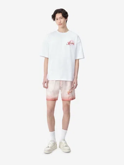 Amiri Pattern Shorts In White