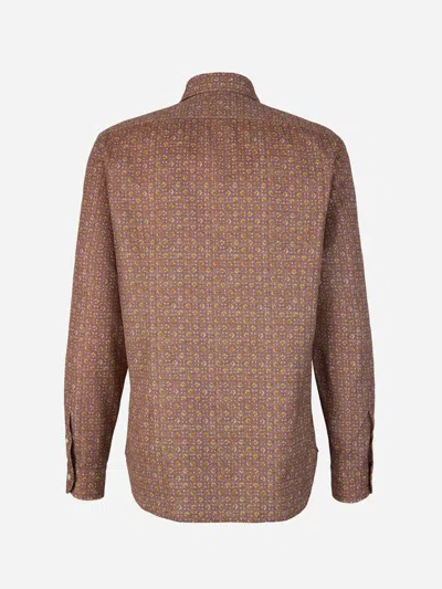 Vincenzo Di Ruggiero Printed Cotton Shirt
