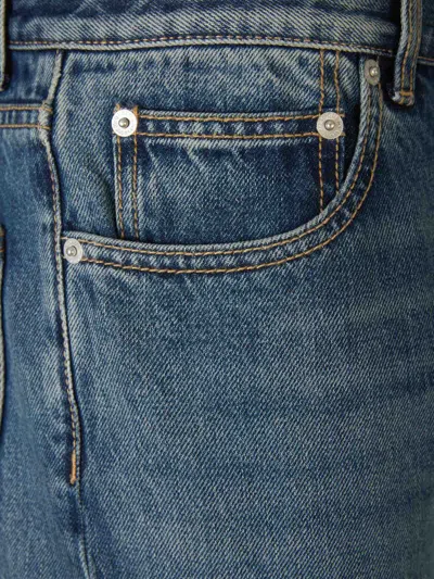Alexander Mcqueen Alexander Mc Queen Jeans With Logo Detail In Blue