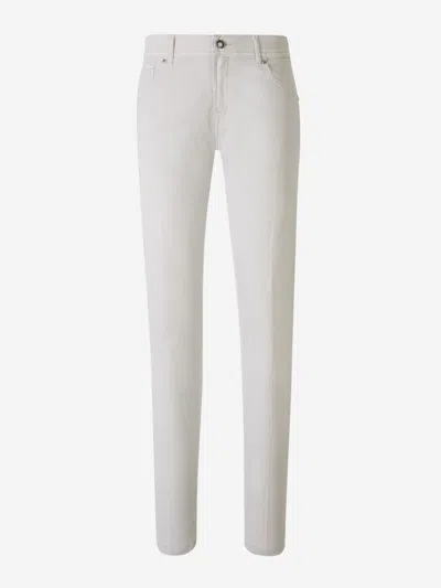 Marco Pescarolo 5 Pocket Trousers In White