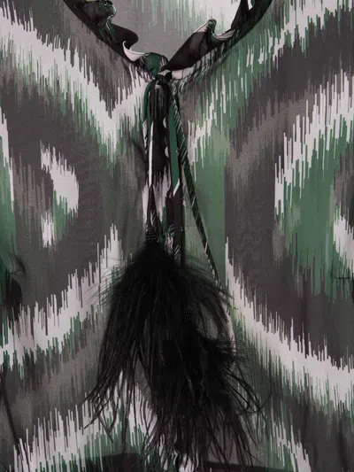 Andres Otalora Roa Mini Dress In Multi