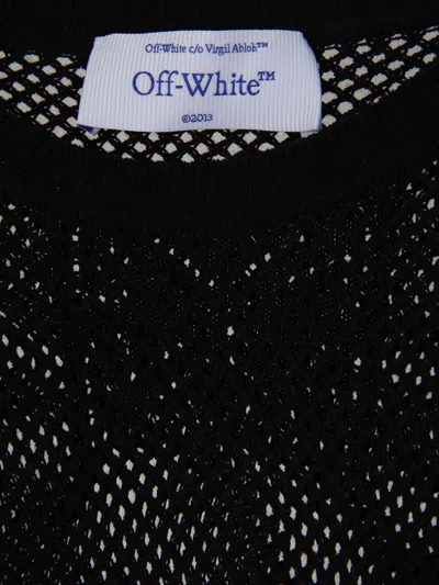 Off-white Off White 'net Arrow Bralette' Top In Black