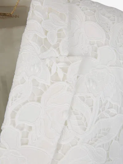 Zimmermann Natura Lace Blazer In Neutral