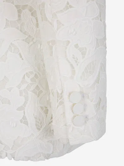 Zimmermann Natura Lace Blazer In Neutral
